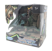 
              The Legendary Green Blue Winged Dragon Monster Small Figurine
            