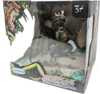 
              The Legendary White Horn Green Winged Dragon Monster Toy Figurine
            