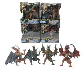 The Legendary Dragon Monster Series - 4 Pack Toy Figurines