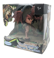 
              The Legendary Brown Winged Gray Horn Dragon Monster Small Figurine
            