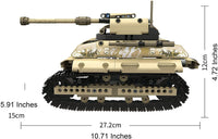 
              497 Pieces Army Battle Tank Remote Control Building Block Set
            