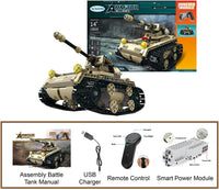 
              552 Pieces Desert Military Battle Tank Remote Control Building Block Set
            